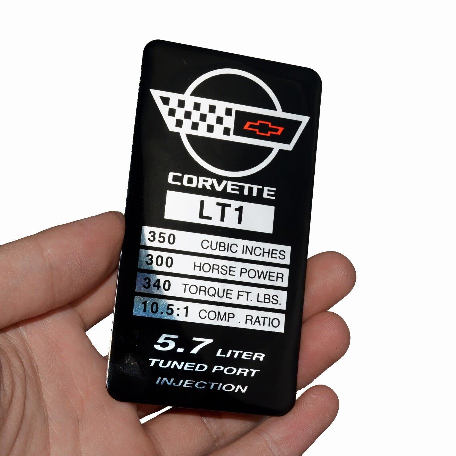 Amazon.com: 1Pc C4 Corvette 1993-1996 LT1 Engine ID Spec Metal